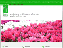Tablet Screenshot of floricoltura-botta.com